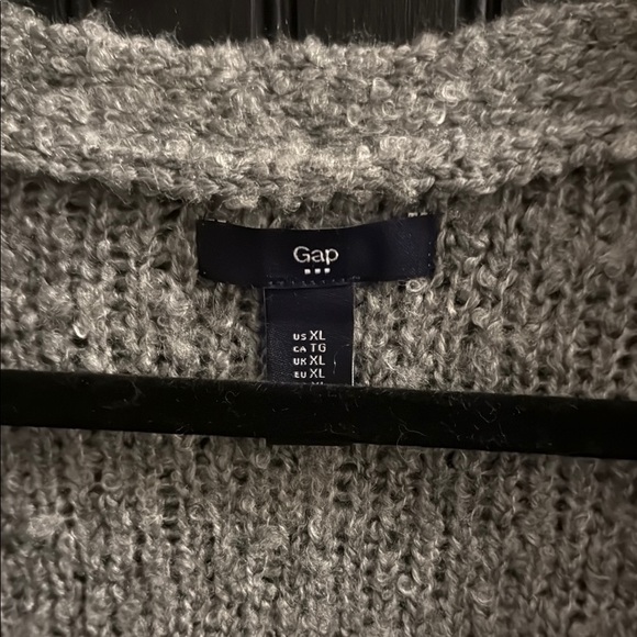GAP Gray Cozy Cardigan Sweater - Picture 2 of 4